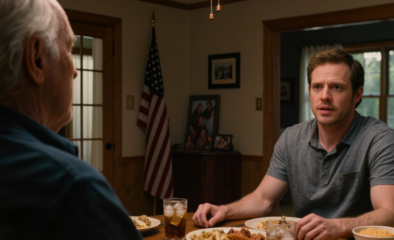 Tijdens het avondeten vertelde mijn zoon dat zijn vrouw zwanger was en dat ze een groter huis nodig hadden. Ik glimlachte en zei: “Gefeliciteerd”… en vroeg toen: “En waarom is dat precies mijn probleem?” Het werd muisstil aan tafel.