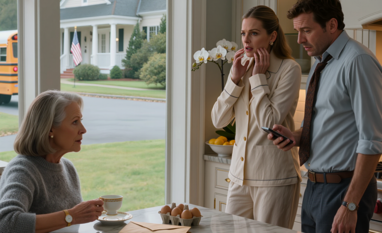 Op de eerste dag dat ik in het huis in West Hartford trok, wees mijn schoondochter naar de kelder, duwde me een paar rubberen handschoenen in mijn handen en stelde een regel: “Jij kookt, jij maakt schoon en jij eet pas als het hele gezin klaar is.” Ik glimlachte als een weduwe die net haar man had begraven, maar de volgende avond, voordat iemand aan het benefietdiner begreep wat er ging gebeuren, had ik zes woorden uitgesproken die het voor niemand meer mogelijk maakten om rustig te blijven zitten.