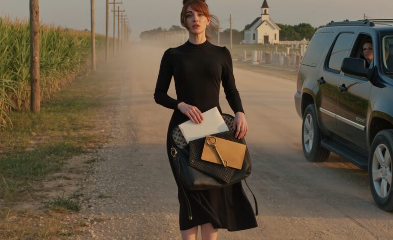 Na de begrafenis van mijn vader reed mijn stiefmoeder me naar een verlaten weg en zei: ‘Stap hier uit. Het huis en de zaak zijn nu van mij.’ Ik stond daar in het stof, zonder telefoon, zonder geld en met alleen een klein tasje in mijn hand. Ze reed weg zonder om te kijken. Maar ze wist niet dat mijn vader vlak voor zijn dood een stilzwijgende beslissing had genomen, een beslissing die alles veranderde wat ze dacht te hebben bereikt.