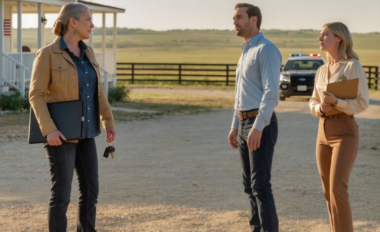 ‘Ga alsjeblieft weg, mam. Mijn bruid wil hier geen spanning.’ Ik glimlachte alleen maar en liep weg. De volgende ochtend belde hij om de sleutels van de ranch te vragen. Maar hij was één ding vergeten: sommige deuren gaan niet twee keer op dezelfde manier open.