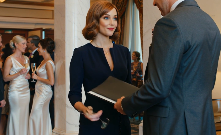 Ik liep het verlovingsfeest van mijn broer binnen. De bruid fluisterde met een minachtende blik: “Dat stinkende plattelandsmeisje is er!” Ze wist niet dat ik de eigenaar van het hotel was – of dat de familie van de bruid dat op een vreselijke manier zou gaan ontdekken.