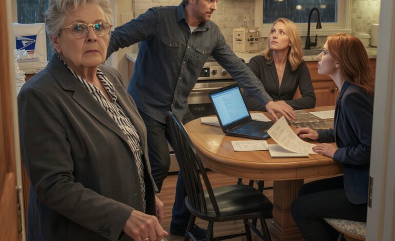 Mijn zoon zei koud: “Vanaf vandaag moet je huur betalen.” Zijn vrouw knikte instemmend en zei dat niets gratis is, zelfs niet voor mij. Maar ze hadden geen idee dat dit huis eigenlijk “beschermd” werd door mijn man, en dat ze met één kleine fout alles kwijt konden raken.