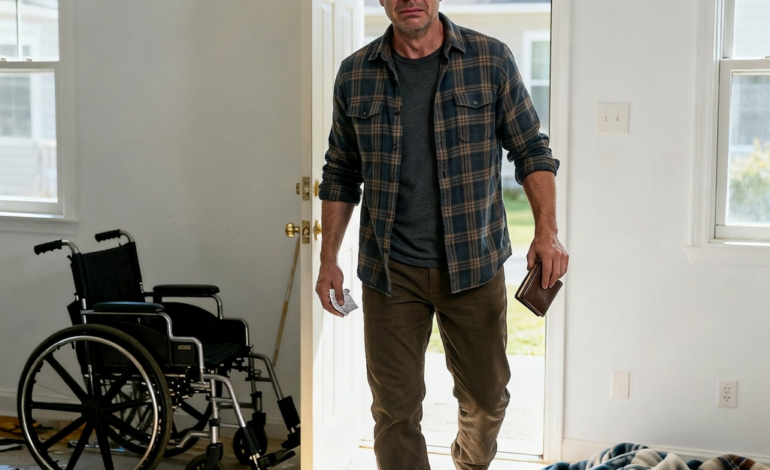 Ik heb vijf jaar lang voor mijn verlamde vrouw gezorgd. De dag dat ik mijn portemonnee vergat en naar huis ging, op het moment dat ik de deur opendeed… kon ik niet ademen.