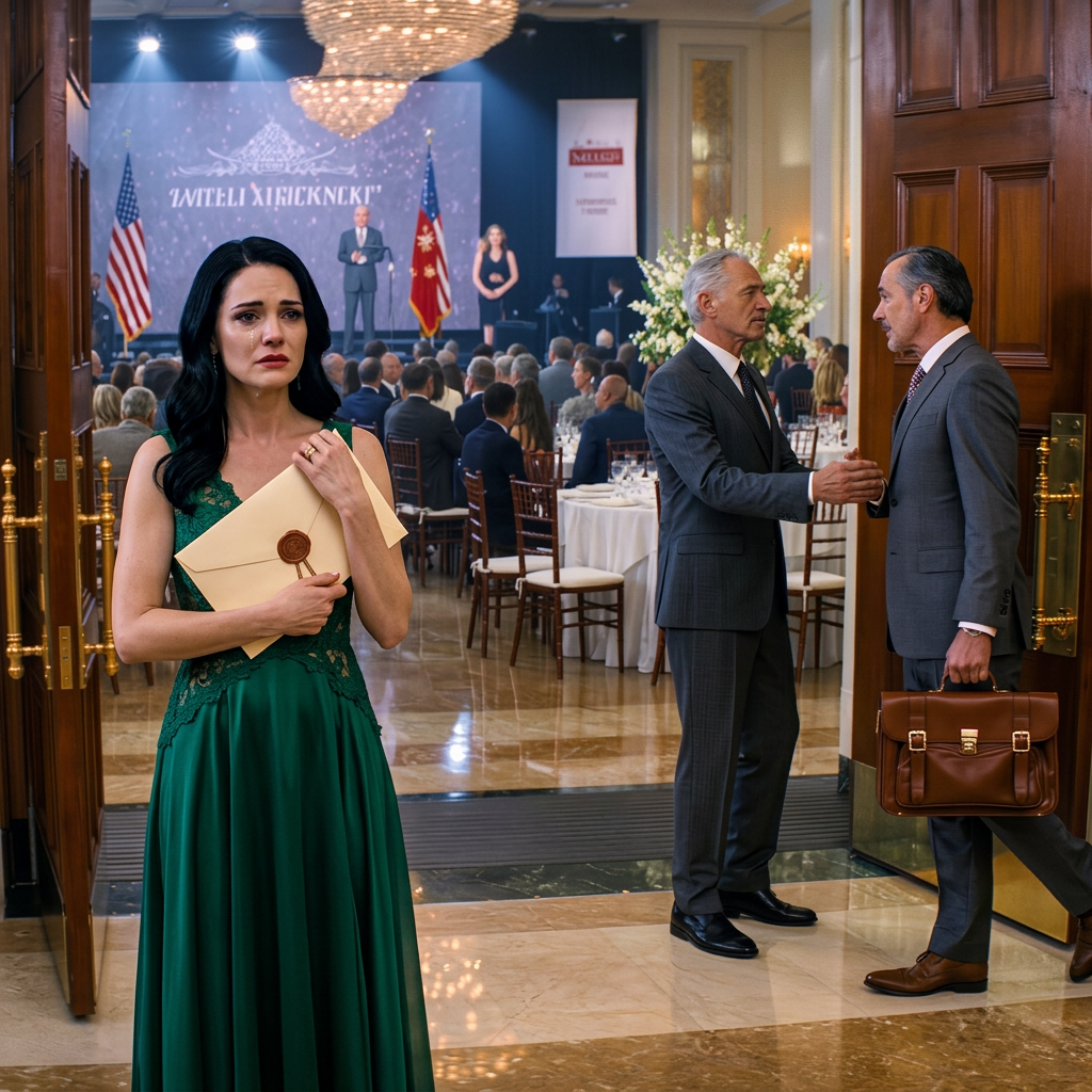 Achtentwintig jaar lang noemden mijn ouders me ‘de domme’, verborgen ze me achter mijn perfecte zus en gebruikten ze mijn dyslexie als een familieschande die ze nooit helemaal konden verklaren. Toen, op haar afstudeergala, stond mijn vader voor 350 gasten, zette me buitenspel, maakte een einde aan mijn baan en deed alsof ik dankbaar moest zijn… Totdat een vreemde een verzegelde envelop in mijn hand drukte en ik terugliep naar het podium.