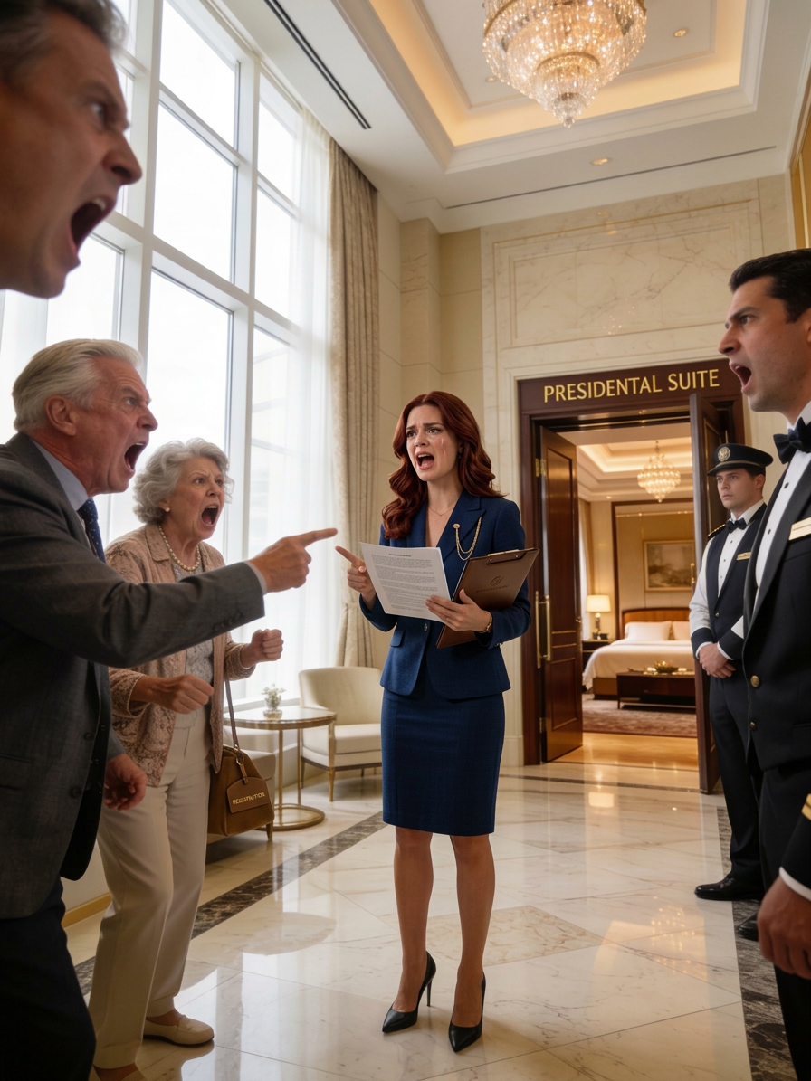 Ze gaven me de slechtste kamer tijdens de familievakantie – ze wisten niet dat ik de eigenaar van het hotel was… Totdat ik een upgrade naar de presidentiële suite nam… En ze de rekening stuurde