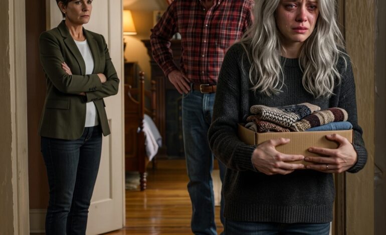 Mijn moeder zei koud: “Pak je spullen. Je zus heeft de grotere kamer nodig.” Mijn vader gooide mijn autosleutels op de grond en zei dat ik de huur en de energiekosten nog steeds moest betalen, “dat is toch eerlijk?”