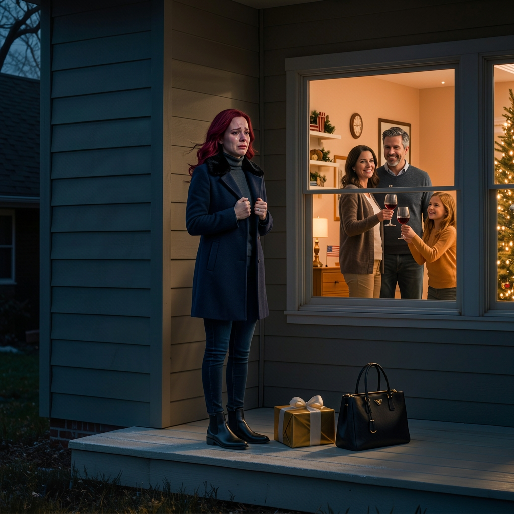 I showed up to the Christmas party almost an hour late, and before I could even knock on the door of the Omaha house I bought for my parents, I heard my mother raise a glass: “It’s good Jenna didn’t come,” and my sister jumped right in: “No one likes having her here,” so I set the gift box down on the porch, stepped back into the dark, and called my lawyer — because after a few lines like that, some doors do not need to be opened.