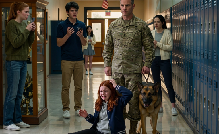 Het gedrag van een rijke leerlinge zorgde voor verbijstering op school — totdat haar gedecoreerde militaire vader arriveerde