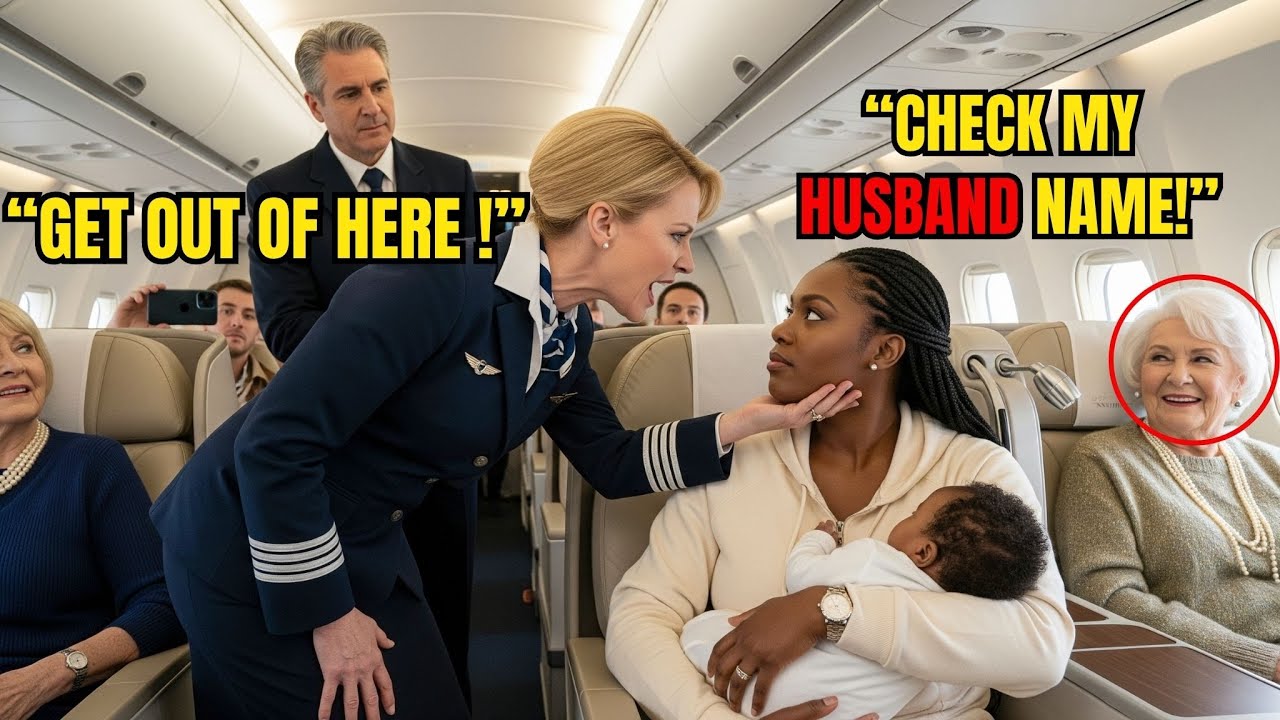 Een stewardess sloeg een zwarte moeder die een baby vasthield – ze wist niet dat haar man de eigenaar van de luchtvaartmaatschappij was!