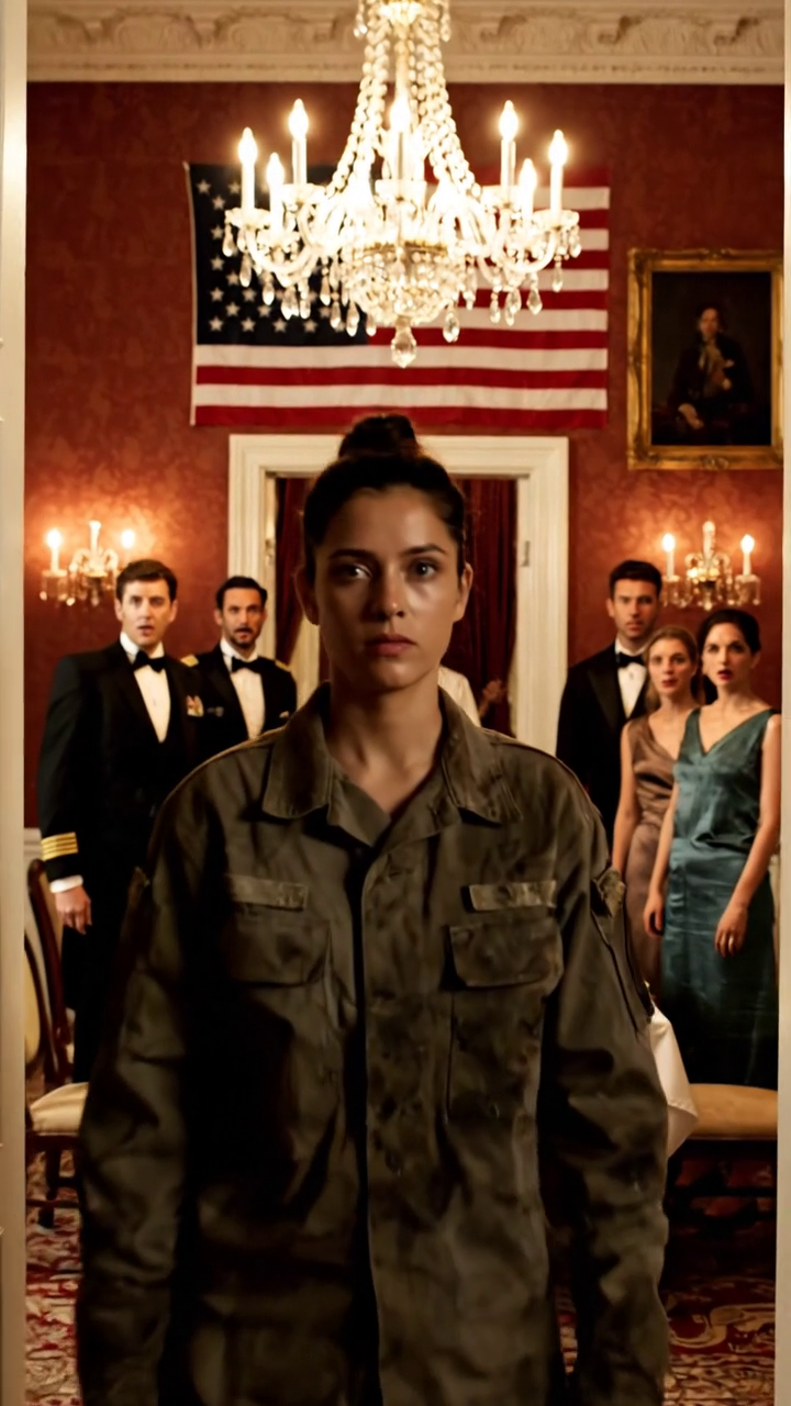 My Fiancé’s Family Took One Look At My Grease-Stained Marine Jacket And Decided I Was The Wrong Woman For Their Son, But The Same Old Man I Stopped To Help On Route 17 Pulled Into Their Driveway Minutes Later—And The Instant He Walked Through That Door, The People Who Had Been Laughing At Me Pushed Back Their Chairs And Stood Up Like They Had Just Realized They’d Made A Very Expensive Mistake
