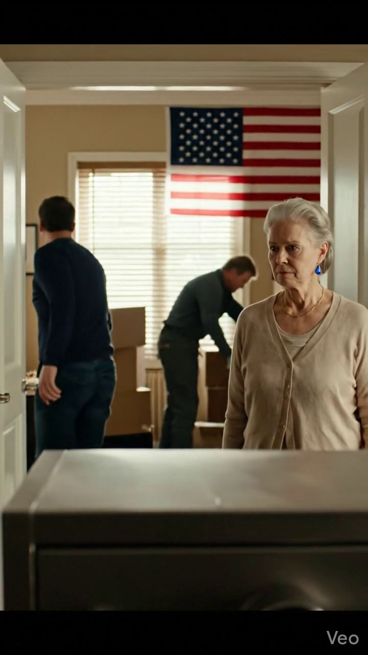 Op mijn 65e verjaardagsfeest in Tacoma heb ik, uit voorzorg, de volledige erfenis van mijn man van meerdere miljoenen dollars stilletjes in een levend testament ondergebracht. Maar de volgende ochtend belde mijn schoondochter me om 6 uur ‘s ochtends op en smeekte me om niet naar huis te komen. Die middag, toen ik mijn vertrouwde straat inreed, zag ik een verhuiswagen voor het huis staan en mijn zoon op de veranda, alsof hij al op me had gewacht…