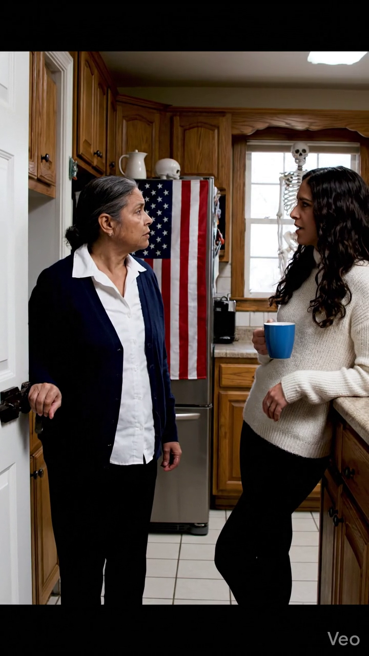 When I came home one cold October evening, there was a black combination lock bolted to the pantry door in my own kitchen. My daughter-in-law stood there in leggings and a soft cream sweater, sipping peppermint tea from my blue-rimmed mug as if nothing at all were wrong. She smiled, tilted her head, and called it “a shared space.”