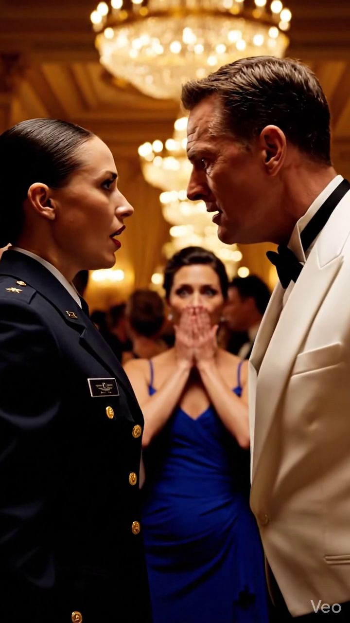 “Ga je omkleden, je ziet er goedkoop uit!” spotte mijn vader nadat mijn jurk was verpest… Minuten later kwam ik terug in een generaalsuniform.