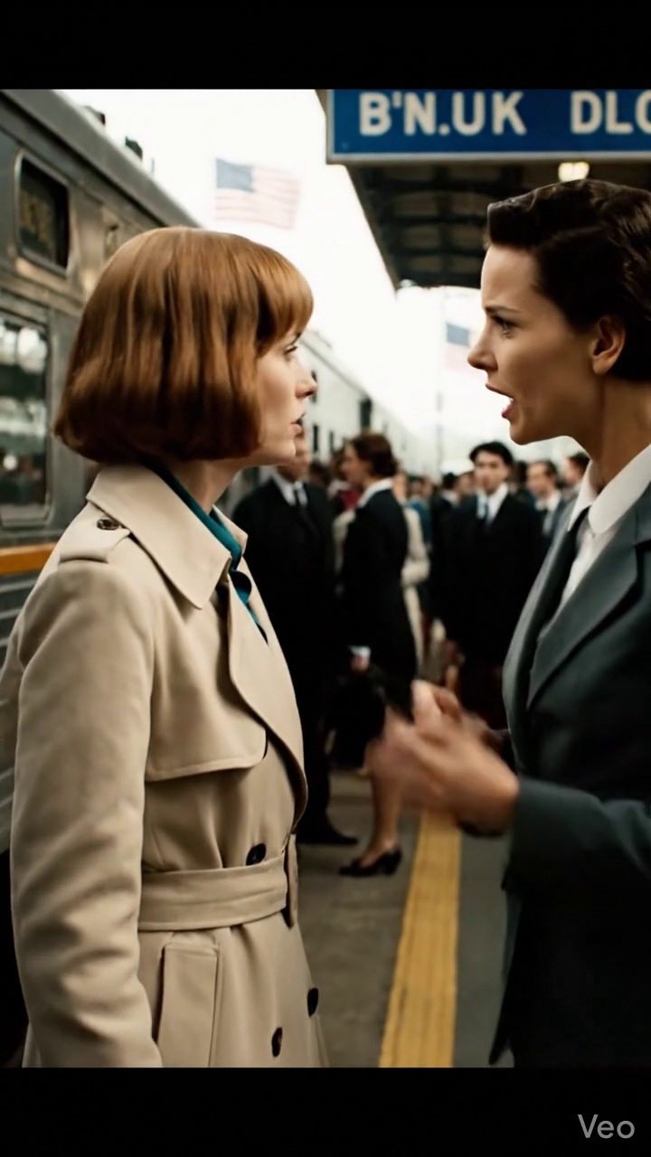 In de trein op weg naar ons huwelijksreisje staarde een vreemde vrouw acht uur lang naar mijn man… en toen ze eindelijk opzij ging, stopte ze een verfrommeld briefje in mijn hand dat ons perfecte huwelijk in mijn hoofd veranderde in een plaats delict