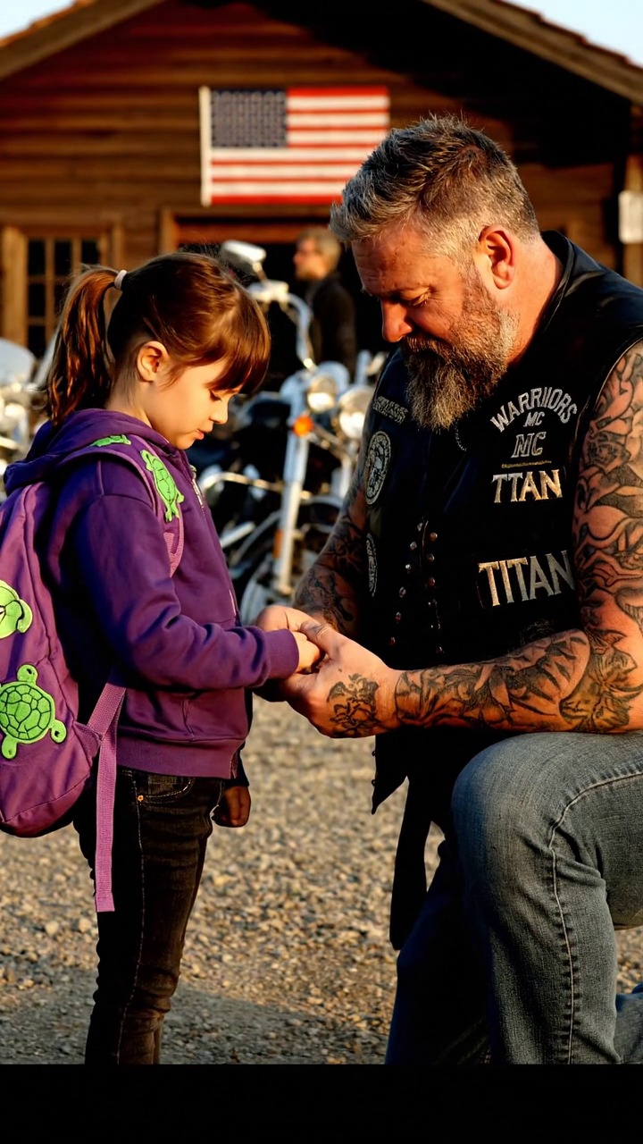 A mechanic’s young daughter, too scared to sleep after days of threats at school, saved every coin in her piggy bank to protect herself from older bullies. She had no idea that one brave visit to a biker clubhouse would soon bring 200 roaring motorcycles to her school gates — and change everything.