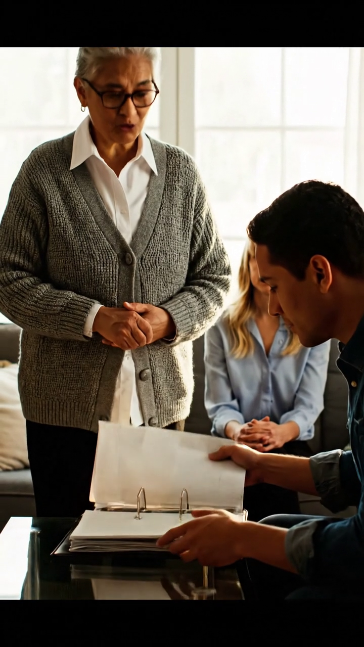 The moment my daughter learned what my pension pays each month, she and my son-in-law showed up at my door and demanded half—so I handed them a black folder I’d prepared for that exact moment, and the color drained from their faces when they opened it.