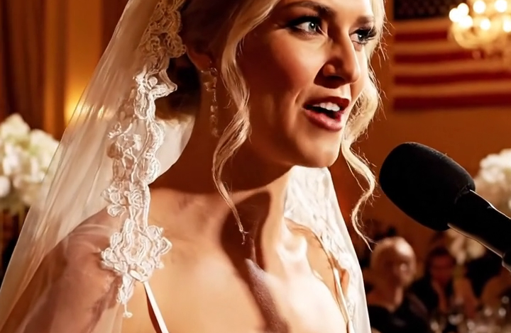 Op de bruiloft van mijn zoon betaalde ik de volle $300.000 zodat alles kon schitteren onder kroonluchters en witte bloemen. En toch greep de kersverse bruid de microfoon, draaide zich om naar haar rijke familie en wees recht naar mij. Ze introduceerde me met een zin die zo zwaar aanzette dat de muziek bijna verstomde. Er barstte een luid gelach los, totdat haar vader me aankeek en bleek wegtrok.