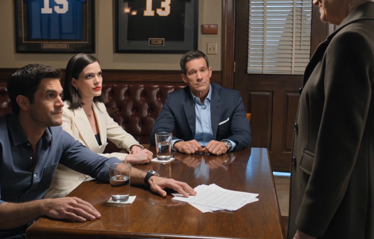 ‘Ga zitten, mam, en teken het,’ zei mijn oudste zoon in de achterkamer van een steakhouse in Denver, met een vreemde in een donkerblauw pak, mijn jongere zoon die naar de tafel staarde en papieren die lagen waar een bord had moeten staan. Het ergste was niet wat ze van me wilden, maar hoe kalm ze al hadden besloten dat ik oud genoeg was om het af te staan.