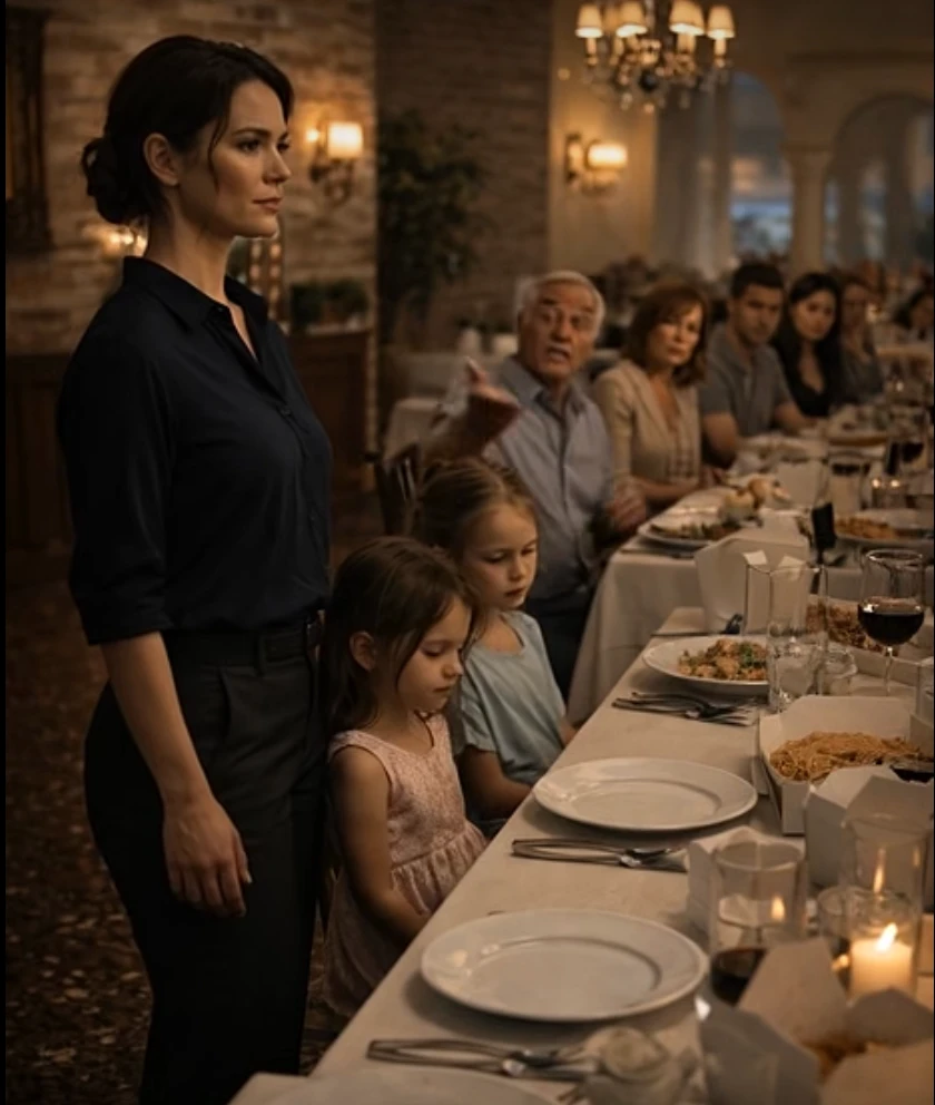 Mijn vader zei tegen mijn kinderen dat ze konden eten als we thuiskwamen, terwijl mijn zus een maaltijd van 72 dollar voor haar kinderen inpakte.