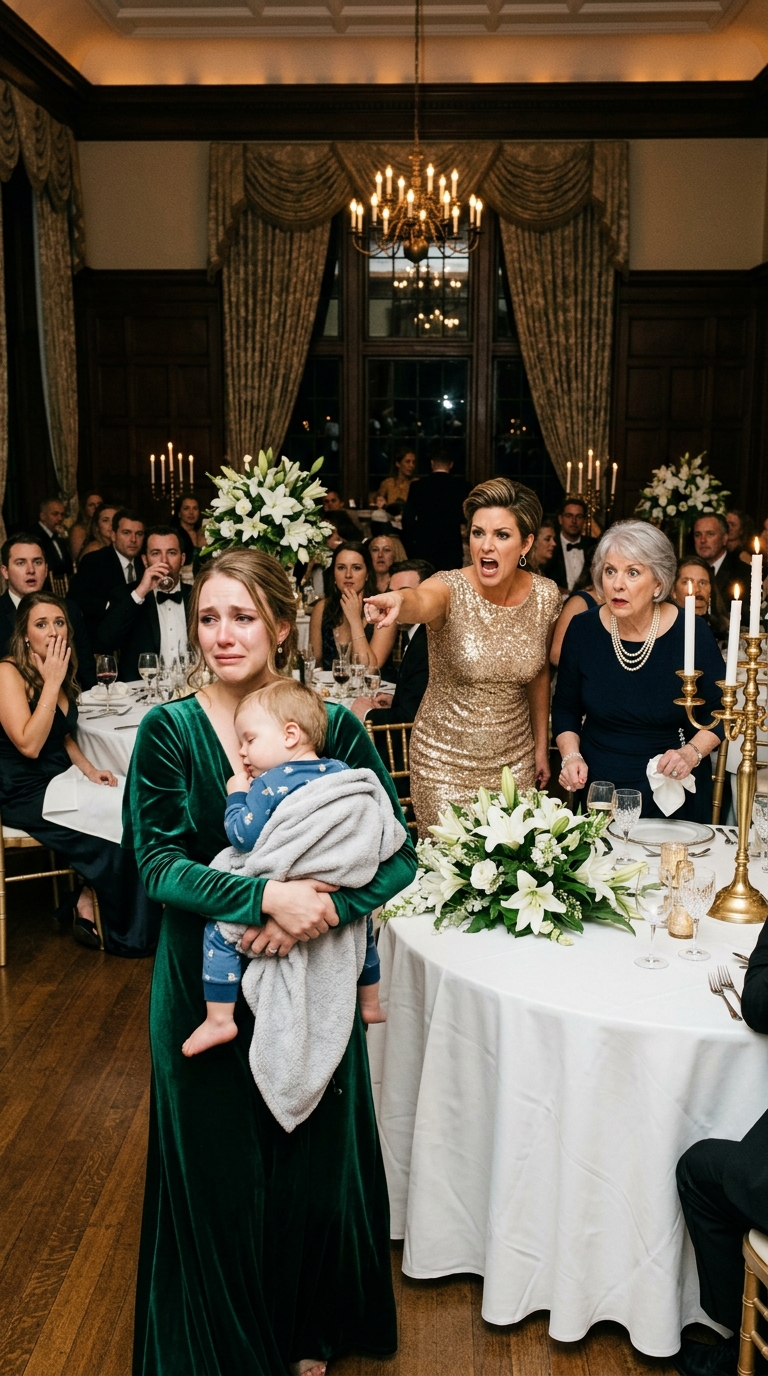 Mijn familie heeft mijn zevenjarige dochter en mij tijdens het paasdiner de deur uitgezet. ‘Jullie moeten weggaan en nooit meer terugkomen,’ zei mijn zus. ‘Pasen is zoveel leuker zonder jullie,’ voegde mijn moeder eraan toe. Ik heb niet gesmeekt. Ik zei alleen: ‘Dan vinden jullie het vast niet erg dat ik dit doe.’ Vijf minuten later smeekten ze me om het terug te draaien… “Mama, kunnen we snel naar huis?” fluisterde Lily, terwijl haar kleine handje zich onder de tafel steviger om de mijne klemde.