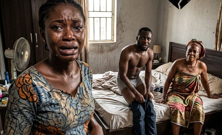 “Mama? Ligt die wikkel van jou op de vloer van de slaapkamer van mijn man?”