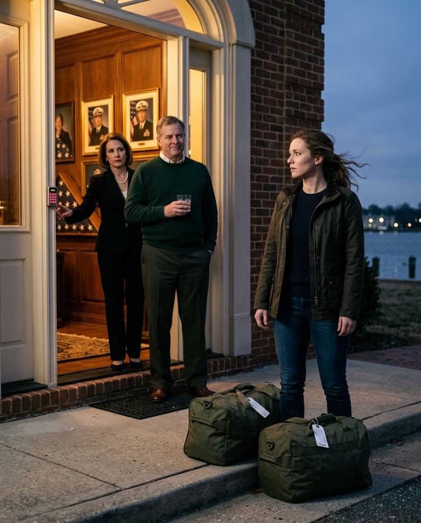 Toen mijn grootvader – een admiraal van de marine – overleed, droegen mijn ouders keurig zwart, namen ze de condoleances in ontvangst alsof ze die verdiend hadden, en eisten ze zijn villa aan het water en zijn nieuwe Tesla op nog voordat de rouwbloemen ook maar begonnen waren te verwelken.