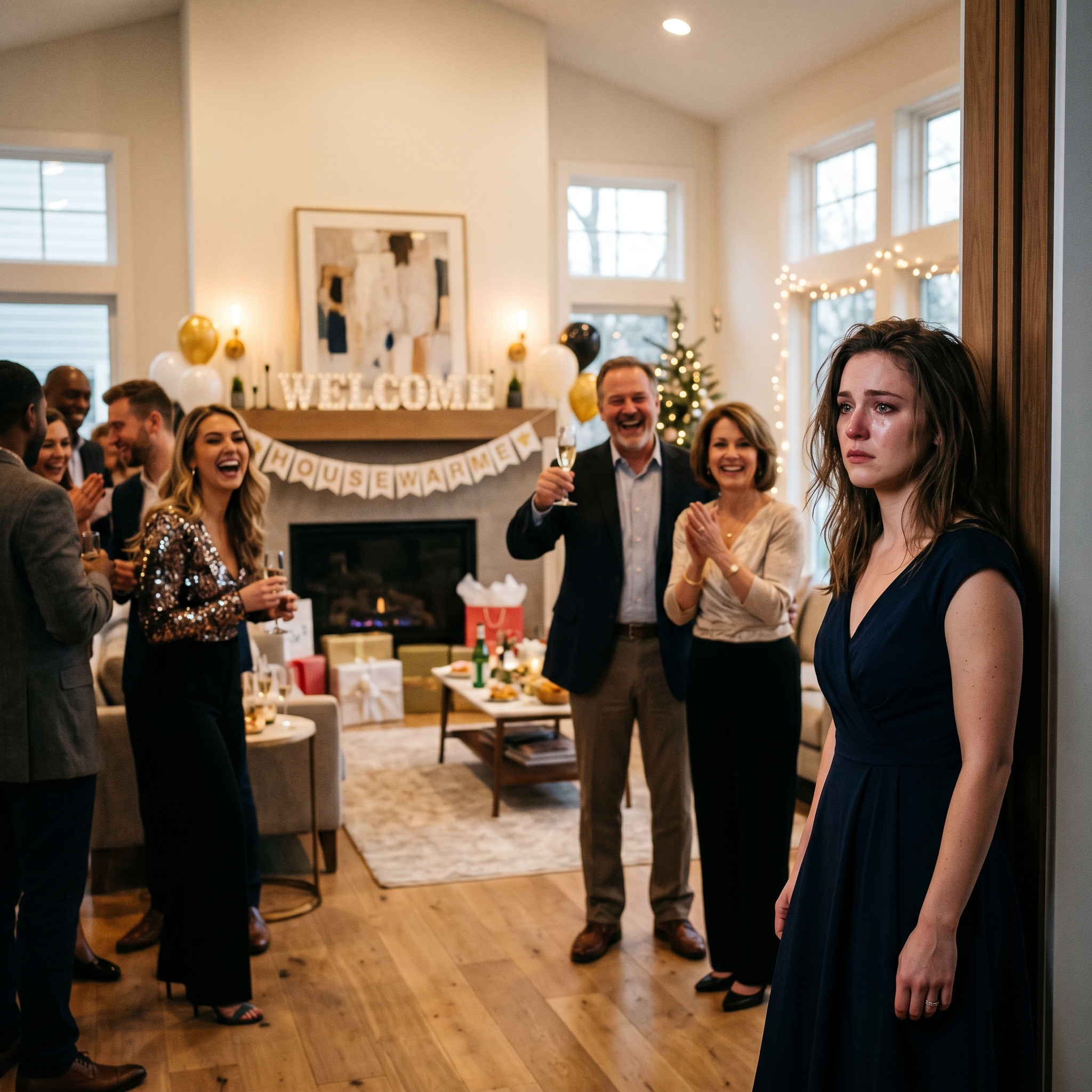 Mijn vader heeft me eruit gegooid zodat mijn ‘gouden zus’ er kon intrekken. Mijn moeder zei: “Dit is nu Diana’s huis.” Mijn zus grijnsde: “Jij bent hier niet welkom.” Ze gaven een housewarmingparty voor ‘hun’ droomhuis en vertelden iedereen dat ik nooit had geholpen. Maar ze vergaten te vragen wie de eigenaar was…