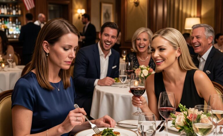 De nieuwe vriendin van mijn broer noemde me tijdens het avondeten de saaie accountant, mijn hele familie lachte, en mijn vader zei dat ik moest ophouden de familie in een kwaad daglicht te stellen. Ik bleef stil totdat ze haar wijn ronddraaide, opschepte dat haar fonds op het punt stond een AI-bedrijf voor een prikkie te kopen, en ik zwijgend mijn telefoon tevoorschijn haalde.