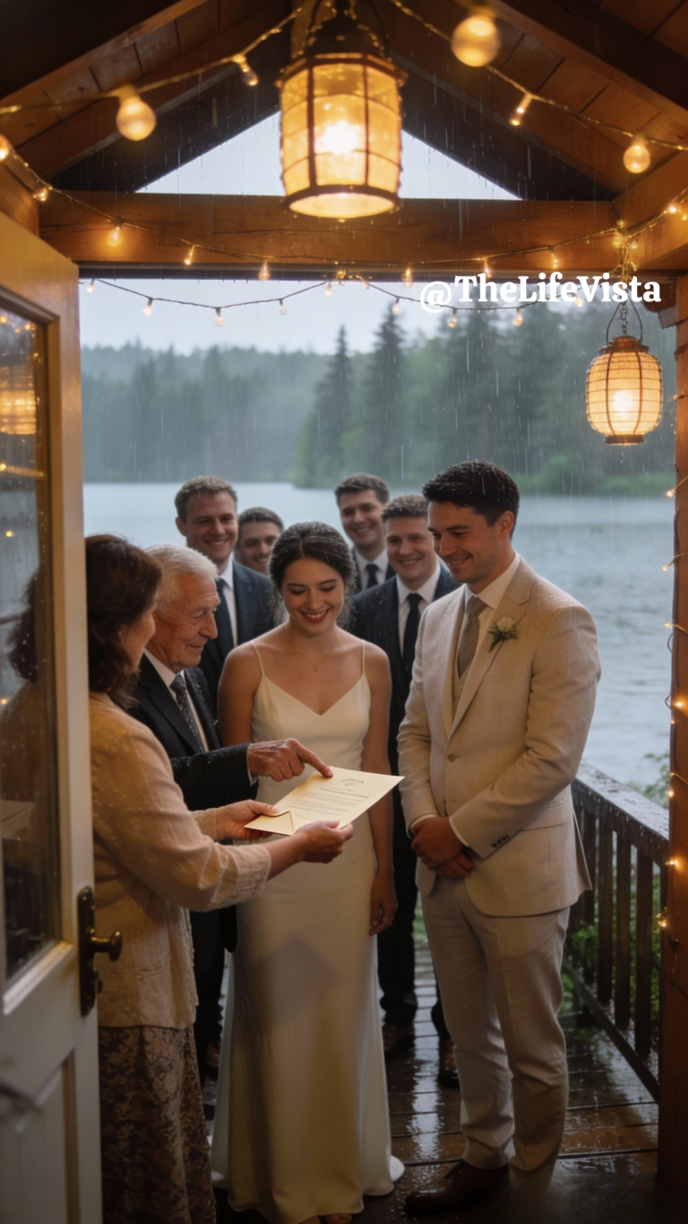 Na twintig jaar samen te zijn geweest, zei hij dat hij afstand nodig had en stond hij erop het huwelijk te beëindigen. Ik tekende de papieren zwijgend. Een paar maanden later, terwijl hij zijn verloving met zijn secretaresse vierde op de plek waar we ooit samen vakantie vierden, kwam ik onverwachts langs. “Van harte gefeliciteerd,” zei ik, terwijl ik hem een ​​envelop in de hand drukte. Hun feest stortte in toen hij hoorde dat er in het testament van zijn vader één voorwaarde stond: als hij van mij zou scheiden, zou hij alles verliezen. De gil van zijn verloofde was onvergetelijk.