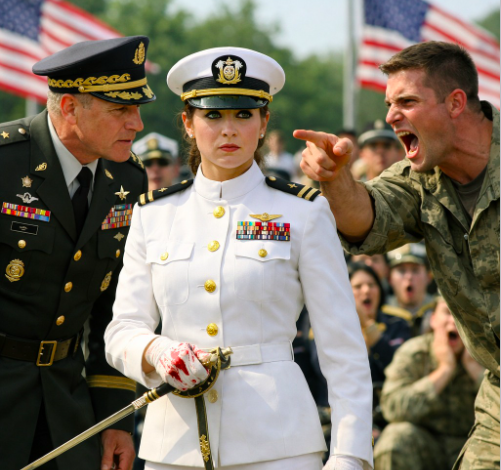 Tijdens mijn bevelsceremonie greep mijn stiefbroer mijn sabel af – er vloeide bloed – toen stond ik rechtop.