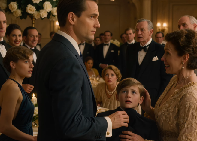 Mijn jongere broer had een affaire met mijn vrouw, mijn ouders gaven mij de schuld, en drie maanden later gaven ze een chic verlovingsfeest alsof er niets gebeurd was. Toen mijn moeder over de hoofdtafel heen boog en fluisterde: “Wat doe je hier?”, raakte ik de opgevouwen e-mail in mijn jas aan, glimlachte en besefte dat ik eindelijk datgene had waar deze familie mijn hele leven bang voor was geweest: de volledige aandacht van iedereen in de zaal.