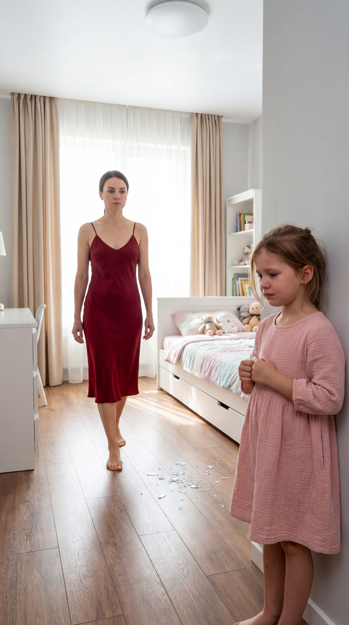 Een vader keerde vroeg naar huis terug en trof zijn dochter rillend tegen de muur aan, terwijl zijn vrouw het koud had. Totdat een verborgen telefoon onthulde dat de ‘dode’ moeder nooit weg was geweest.