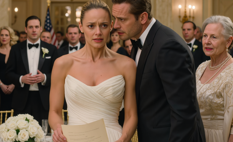 Toen ik op de bruiloft van mijn zus in Boston aankwam en mijn naam opgaf, controleerde het personeel het twee keer en zei: “U staat niet op de gastenlijst.” Ik belde haar, in de veronderstelling dat het een vergissing was, maar ze lachte en vroeg: “Dacht je echt dat je uitgenodigd zou worden?” Dus ik vertrok zonder ophef te maken en legde mijn cadeau op tafel. Uren later, toen ze het openmaakte, belde ze me steeds weer, maar ik nam nooit op.