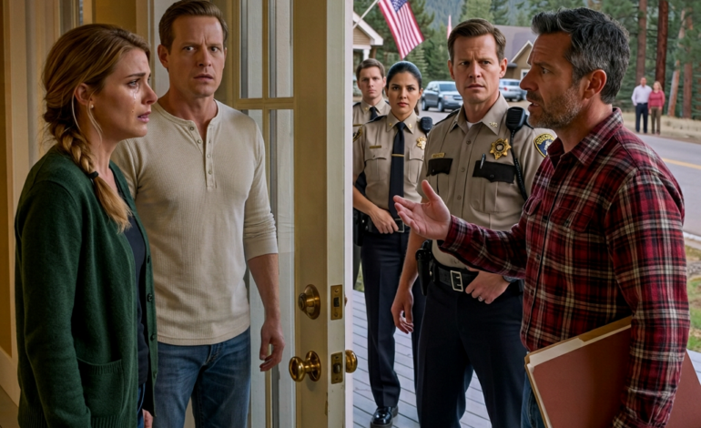 Niemand van mijn familie kwam naar mijn bruiloft. Weken later stuurde mijn vader een berichtje: “Ik heb $8400 nodig voor de bruiloft van je broer.” Ik stuurde $1 met “Veel succes.” Daarna zei ik tegen mijn man dat hij de sloten moest vervangen. Later die avond stond mijn vader met twee mannen die ik niet herkende voor onze deur.