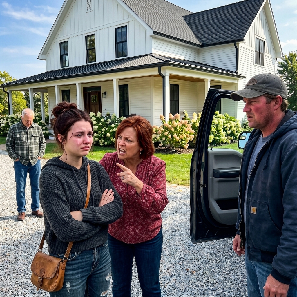 My father gave me a country house and my brother a luxury apartment in New York. When my mother saw what I had built, she said, “You have 72 hours to give this place back to us. Your brother will take over.” When my brother arrived in his pickup truck, his face went dark at what he saw…