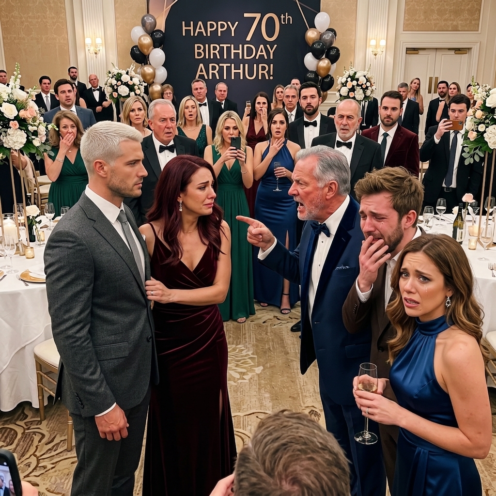 My father convinced my fiancé to leave me for my best friend, saying, “She’s the kind of woman you should marry.” Years later, I walked into Dad’s 70th birthday party with my husband — and suddenly, no one could breathe….