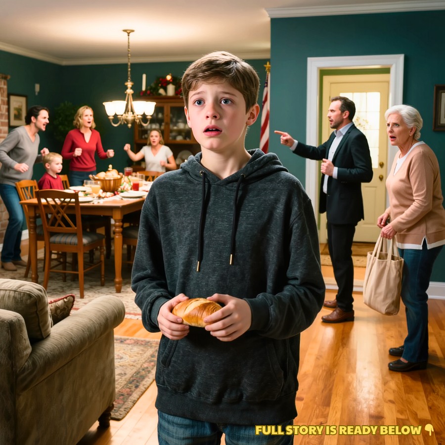 “Family Doesn’t Call Police,” My Mother Said After Grandma’s $18,000 Thanksgiving Envelope Vanished And My Sister Pointed At My Fourteen-Year-Old Son For Being Near The Purse. He Froze With A Dinner Roll In His Hand While The Whole Room Turned On Him. I Said Nothing, Texted One Word To My Lawyer, Opened Grandma’s Photos, And Found A Live Image No One Was Supposed To See—One That Made My Sister Stop Breathing Mid-Accusation…