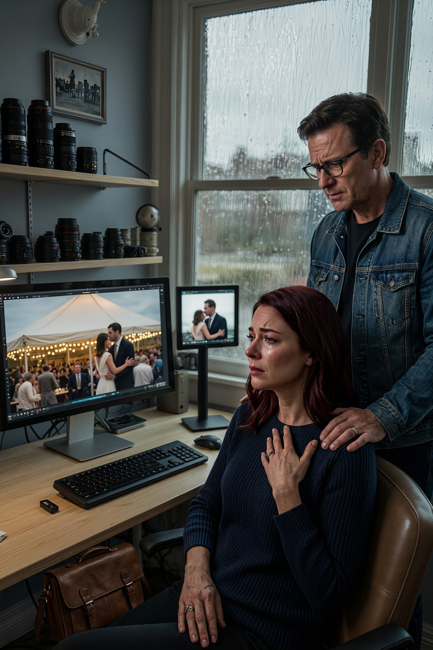 Twee weken na mijn bruiloft belde de fotograaf me op en zei dat ik het mijn ouders nog niet mocht vertellen, omdat hij iets had gevonden wat ik eerst moest zien. Toen ik in zijn studio zat en zag hoe een reflectie in de spiegel achter de feesttent mijn man en mijn bruidsmeisje in één beeld vastlegde, een beeld waarvan ze het bestaan nooit hadden vermoed, realiseerde ik me dat de gelukkigste dag van mijn leven was gebruikt als dekmantel voor iets veel afschuwelijks.