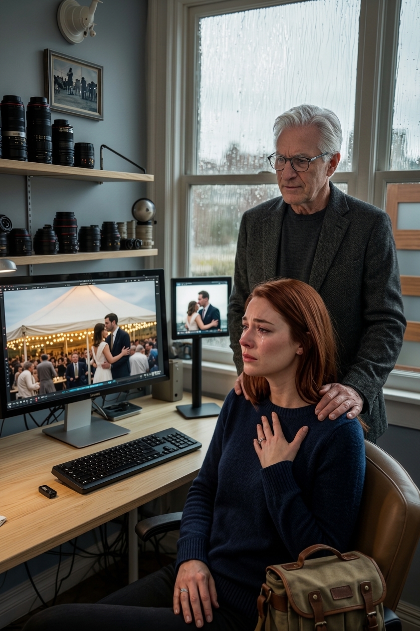 Twee weken na mijn bruiloft belde de fotograaf me op en zei dat ik het mijn ouders nog niet mocht vertellen, omdat hij iets had gevonden wat ik eerst moest zien. Toen ik in zijn studio zat en zag hoe een reflectie in de spiegel achter de feesttent mijn man en mijn bruidsmeisje in één beeld vastlegde, een beeld waarvan ze het bestaan nooit hadden vermoed, realiseerde ik me dat de gelukkigste dag van mijn leven was gebruikt als dekmantel voor iets veel afschuwelijks.