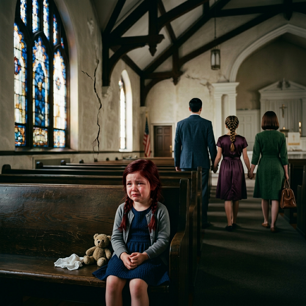 Een momentje… – Toen ik vier jaar oud was, zette mijn moeder me op een bankje in een kerk en zei: “Blijf hier….