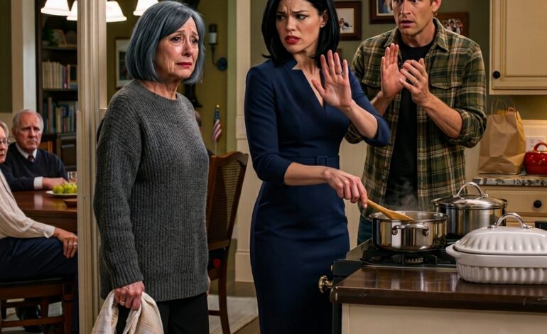 ‘Ga alsjeblieft mijn keuken uit,’ zei mijn schoondochter in mijn eigen huis – en mijn zoon applaudisseerde… maar hij maakte die zin nooit af.