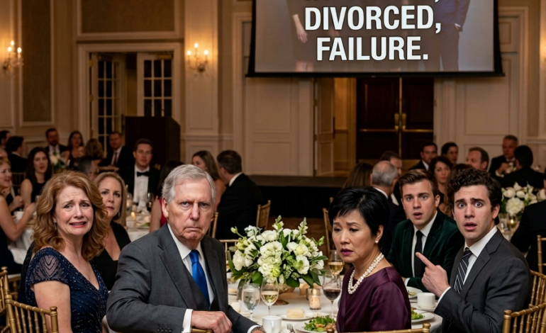 Mijn zus zette “onvruchtbaar, gescheiden, mislukkeling” op een scherm van drie meter tijdens haar bruiloft, terwijl 200 gasten lachten, mijn moeder wijn dronk alsof het een theatervoorstelling was en mijn vader het “maar een grapje” noemde. Maar zodra ik mijn telefoon pakte, één woord typte en het scherm overnam met de waarheid die ze zestien jaar lang hadden verzwegen, stopte de bruidegom met glimlachen, stond de machtigste familie in de zaal op en begon de reputatie die mijn ouders op leugens hadden opgebouwd in te storten nog voordat de taart was aangesneden.