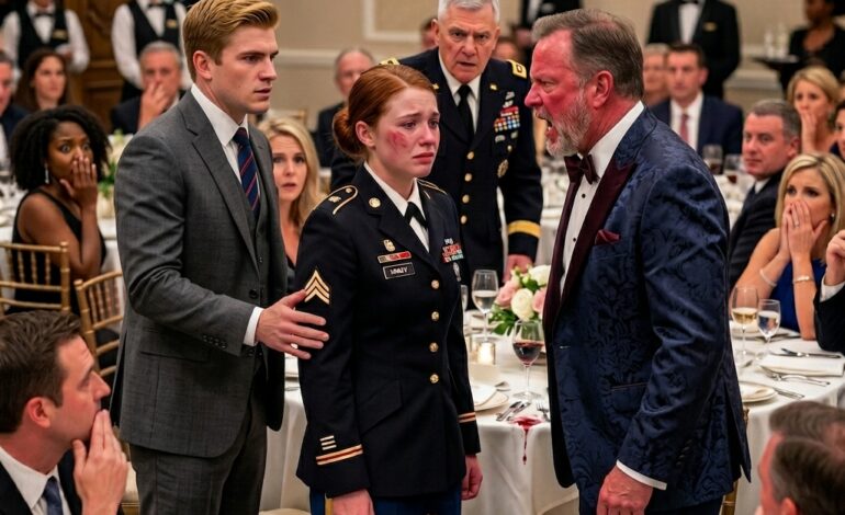 Een momentje… – Op het feest van mijn vader brulde mijn vader, de CEO van de miljardair: ‘Ga dat belachelijke uniform veranderen.’ Toen…