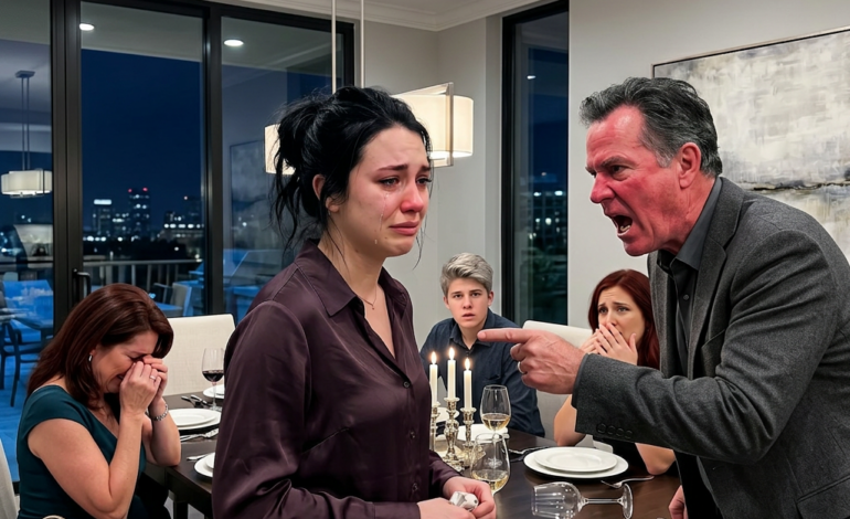 Dad said, “You’re the biggest disgrace to this family.” Everyone turned to me. I stood up. “Perfect. Then erase me from your will too.” He threw away his glasses. Everyone stopped breathing.