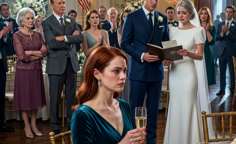 Op de bruiloft van mijn zus stonden mijn ouders onder kristallen lampen en overhandigden haar de eigendomsakte van het huis waar ik vijf jaar voor had betaald. Twee maanden later, toen ze me vanuit diezelfde eetkamer toelachten en aankondigden dat ze naar mijn huis aan het meer zouden verhuizen, sprak ik eindelijk het ene woord uit dat ze me mijn hele leven hadden geleerd nooit te zeggen – en vijf minuten nadat ik de kamer uit was gelopen, lichtte mijn telefoon op met een telefoontje dat alles veranderde.