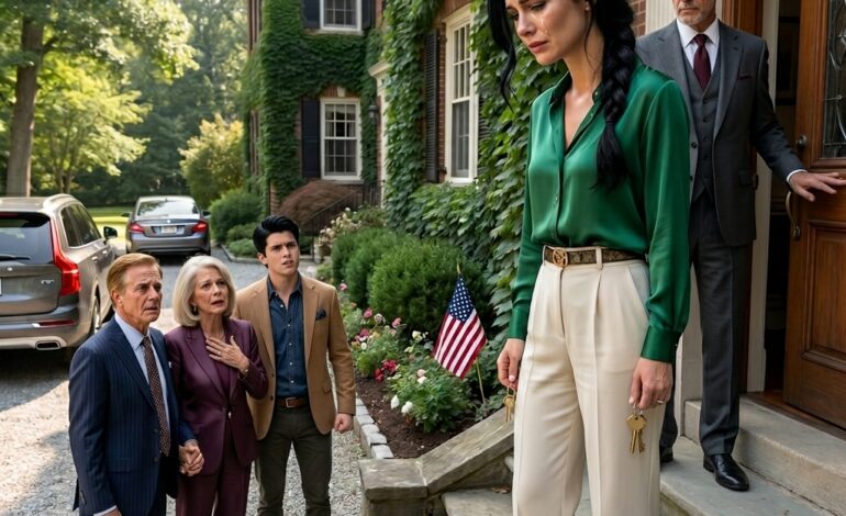 Nadat mijn miljardaire grootvader bij een auto-ongeluk om het leven kwam, kondigde de advocaat aan dat ik, een pianolerares die het financieel moeilijk had, de enige erfgenaam was van zijn vermogen van 7 miljard dollar. Mijn ouders eisten onmiddellijk alles op, ik zei ‘nee’, ze zetten me diezelfde avond het huis uit, en toen ze de volgende ochtend bij zijn landhuis verschenen om mij er ook uit te zetten, bleven ze stokstijf staan bij de voordeur.