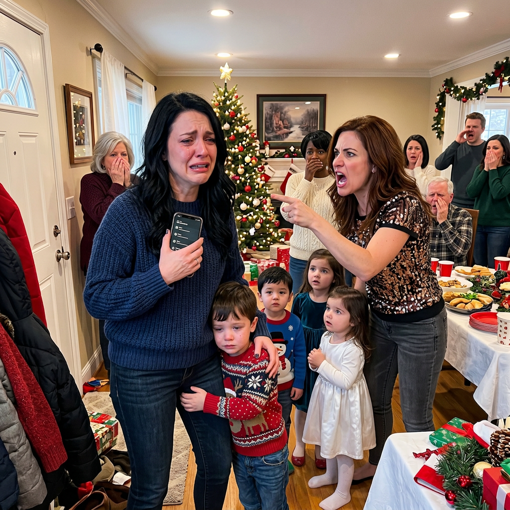 “My family didn’t want children at the Christmas party—including my son. But when I arrived, my sister’s three kids were already there. ‘They deserve to be here,’ they said. I said nothing and took my son away. I sent one message: ‘You’ll all pay for this.’ My phone started vibrating nonstop. 57 missed calls.”