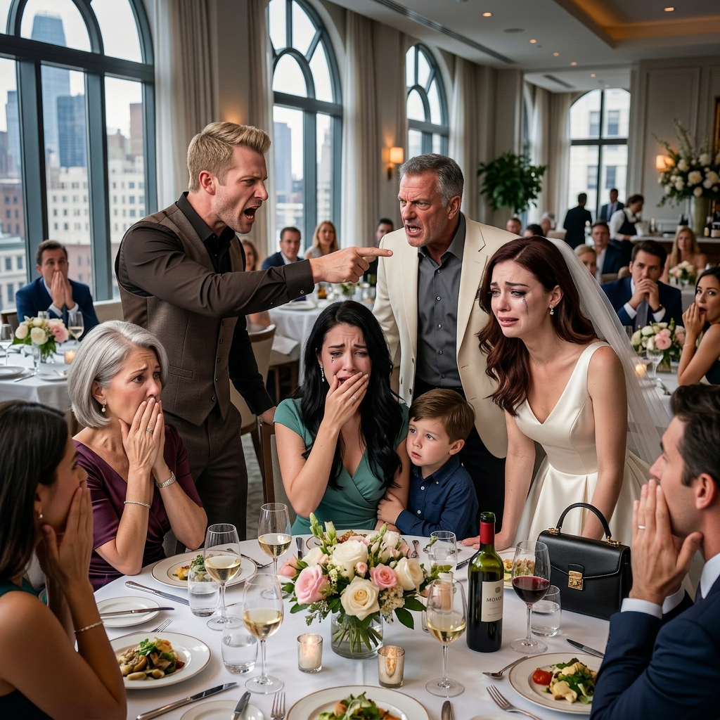 Everyone laughed when my cousin humiliated me at her engagement dinner, calling me the single mother she never wanted to become. My uncle joined in, and my mother chuckled too. But when the groom suddenly stood up and walked toward me, the entire room went silent for a reason no one expected.