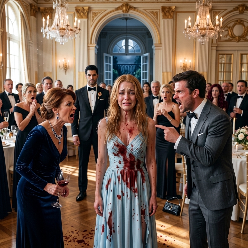 My family thought I came to the gala to embarrass them. My brother screamed that I didn’t belong, my mother threw wine on my face, and everyone laughed. But I only whispered one sentence. Seconds later, the billionaire they all feared entered the ballroom—and revealed the secret none of them expected.