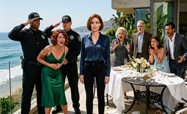 After months overseas, I came back to my beachfront villa and discovered a glamorous family brunch already underway. My sister looked me in the eye and threatened to call security on me. I only smiled and said, “Go ahead.” What happened when the guards arrived left everyone begging.